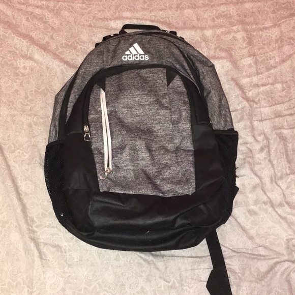 Grey and black adidas backpack Grey and black adidas backpack